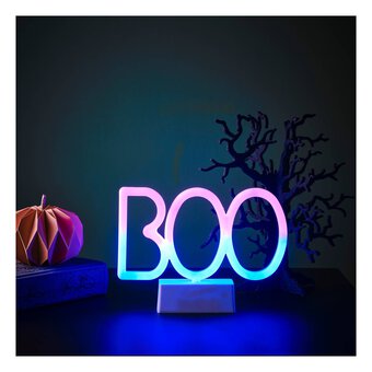 LED Neon Boo Light